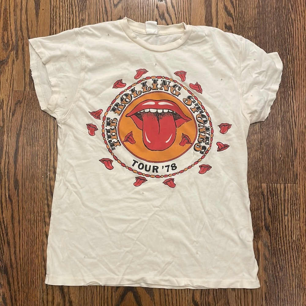 Madeworn Rolling Stones Distressed T shirt XS